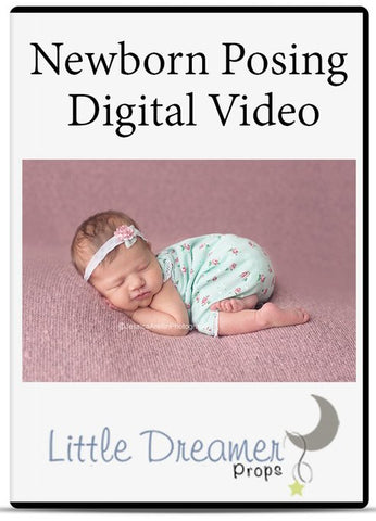 Newborn photography 101 posing  Video instant download